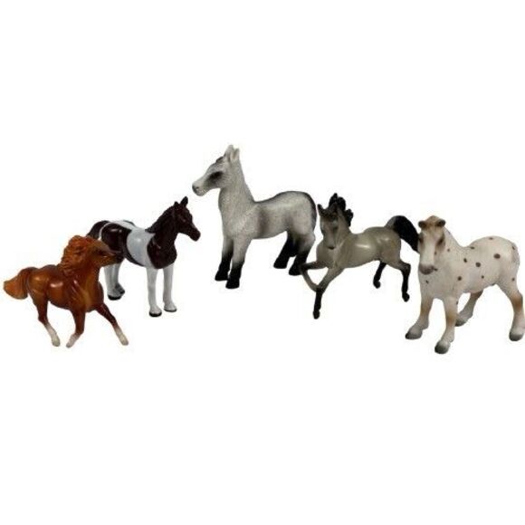 Lot Breyer Horse STABLEMATE Shetland Pony Chestnut Arabian Draft Red Leopard ++ - Picture 1 of 16